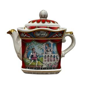 Vintage Sadler England Romeo & Juliet Mini Teapot Shakespeare Collectible
